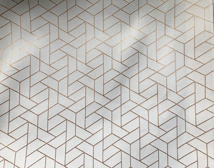 Jacquard with geometric patterns
